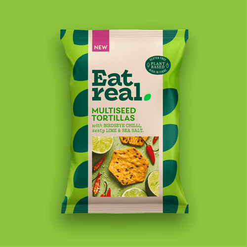 MULTISEED TORTILLAS with BIRDSEYE CHILLI zesty LIME and SEA SALT